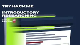 TryHackMe | Introductory Researching | Walkthrough