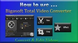 How to use Bigasoft Total Video Converter 6...?
