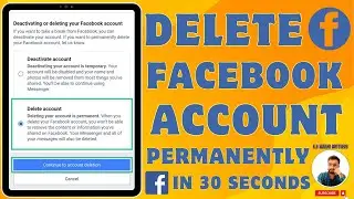 How to delete facebook account on mobile | Delete facebook | Facebook account kaise kare | fb delete