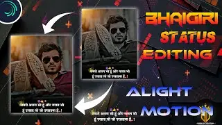 Boys attitude video editing tutorial⚡||Alight Motion video editing tutorial 🔥@sarkarcreation0014