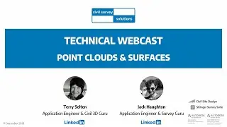 Civil Survey Solutions - Webcast: Point Clouds & Surfaces