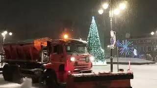 В ночь на второе января выпал снег. 02.01.2024.