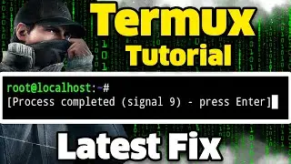 Process Completed Signal 9 Termux  | No pc | Signal 9 fix |2023