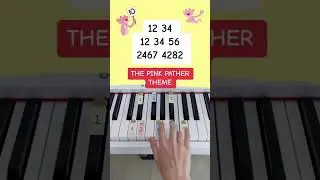 The Pink Panther Theme (Piano Tutorial) 