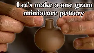 The maker of ultra-light miniature pottery by Mr. Hossein Hosni, the number one pottery man in Iran
