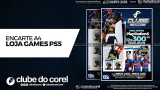Encarte - Loja Games Jogos Playstation PS5 PS4 [CDR e PDF]