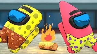 Spongegar and Patar | Among Us Animation