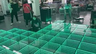 Factory testing of 3D Mirror Magnet Led Dance Floor