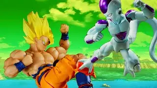 Goku VS Frieza! Stop motion part 2