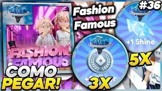 COMO PEGAR TODAS os SILVERS e SHINES do Fashion Famous do EVENTO THE GAMES do ROBLOX!