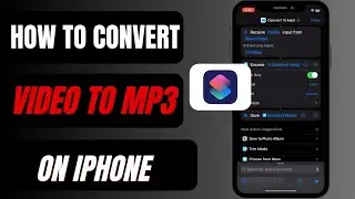 How To Convert Video To Audio On Iphone (2024) | Turn MP4 To MP3 On Iphone