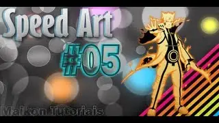 Speed art #5 Naruto Kurama Nivel 2 (Especial)