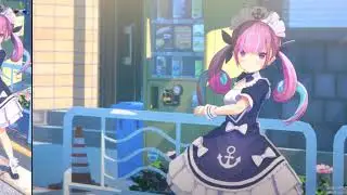 [Unity URP toon shader] 湊 あくあ（みなと あくあ，Minato Aqua）