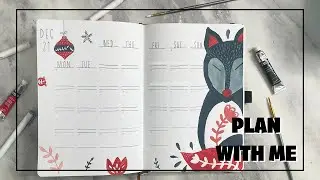 December 2021 Plan With Me | Scandinavian Folk Art Winter