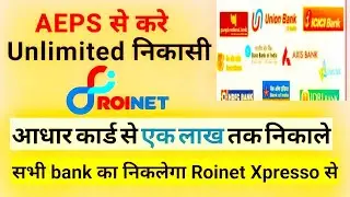 Roinet Xpresso CSP id Aeps Unlimited Nikashi