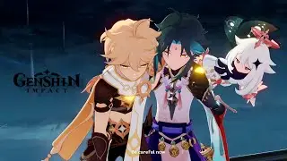Xiao saves Aether  - Genshin Impact