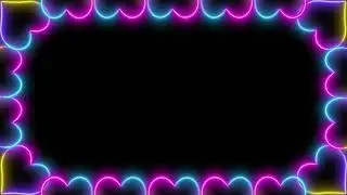 Neon Heart Frame❤️😇