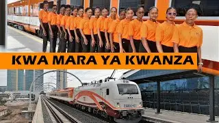 SGR TANZANIA KWA MARA YA KWANZA HISTORIA KUANDIKWA DAR - MORO KUTEMBEA KWENYE RELI YA KISASA