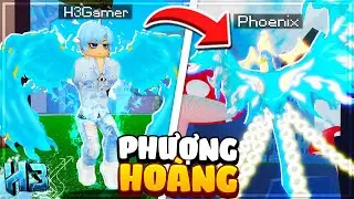 I AWAKENED PHOENIX V2?? Transformed into a Super Beautiful PHOENIX in Blox Fruit | Roblox