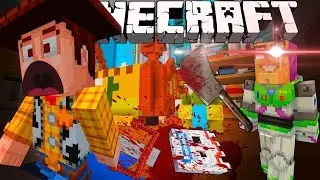 MINECRAFT TOY STORY | BUZZ KILLS WOODY AND FORKY | MINECRAFT XBOX