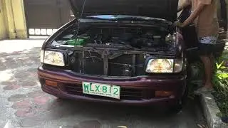 ISUZU Fuego Headlight upgrade plus BOSCH FC2 horn