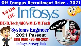 Infosys off campus hiring 2021 | Infosys recruitment 2021 | Infosys off campus recruitment | infosys