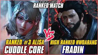 TEKKEN 8 ▰ CUDDLE CORE (#3 Ranked Alisa) vs FRADIN (Hwoarang) ▰ T8 RANKED GAMEPLAY