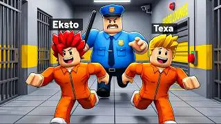 TEXA AND I ESCAPED FROM BARRY'S PRISON BUT WE WERE BETRAYED - Roblox | Eksto Ömer