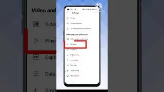 Youtube Playback Setting 😱😱🔥 