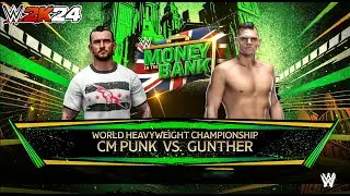 WWE 2k24 Gameplay // CM punk vs Gunther #wwe #wwe2k24 #wwegameplay