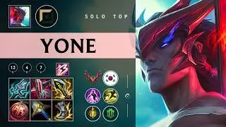 Yone Top vs Aatrox - KR Grandmaster Patch 26.05