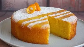 Soft and juicy orange cake