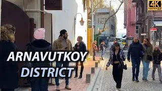 Istanbul Walking Tour- Arnavutkoy District- 4K UHD 60 FPS