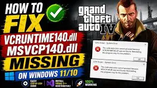 Fixing this two errors VCRUNTIME140.dll and MSVCP140.dll missing on Windows11/10