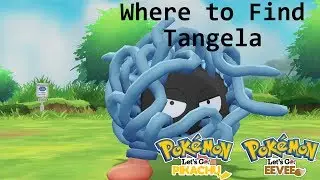 Pokemon Let's Go Pikachu/Eevee - Where to Find Tangela