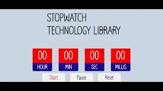 Stopwatch How To Make Stopwatch | Create stopwatch Using html & css with js.