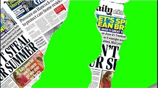 GreenScreen,Transition,paper,news,paper,animation,Paper,Tear,Transitions 011