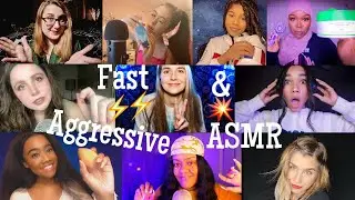 HUGE Fast and Aggressive ASMR Collab!