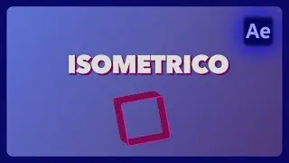 Efeito de TEXTO 3D ISOMETRICO no AFTER EFFECTS!
