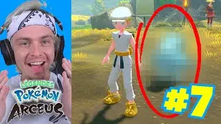 I CAUGHT MY FIRST SHINY POKEMON!! | Pokemon Legends Arceus | Ep. 08