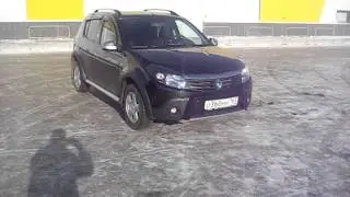 Рено сандеро степвэй накладка-кенгурятник 