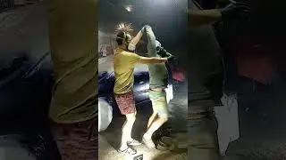 Гаражные моменты😉Покрасили весело 😂🖐️#гараж #покраска