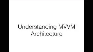 MVVM Architecture in Swift IOS