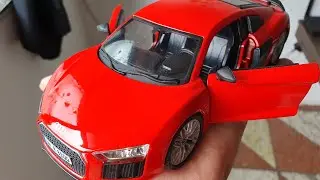 modificação da miniatura -audi- r8 maisto-escala- 1/24