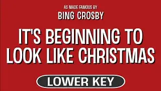 It's Beginning to Look a Lot Like Christmas (Karaoke) - Bing Crosby