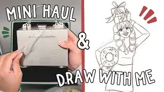 Mini Haul + Draw With Me | Vlogmas Day 22