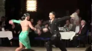 Maxim Stepanov - Emma-Leena Koger Deutsche Meisterschaft Latein 2013 3. Round Samba