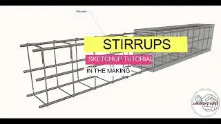 MAKING OF RC BEAM STIRRUPS IN SKETCHUP