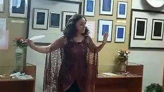 Импровизация на открытии выставки