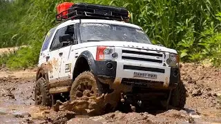 1/10 Scale LAND ROVER DISCOVERY 3 Muddy Off-road Driving 4X4 RC Car |MST-CFX|Universal shaft Broken